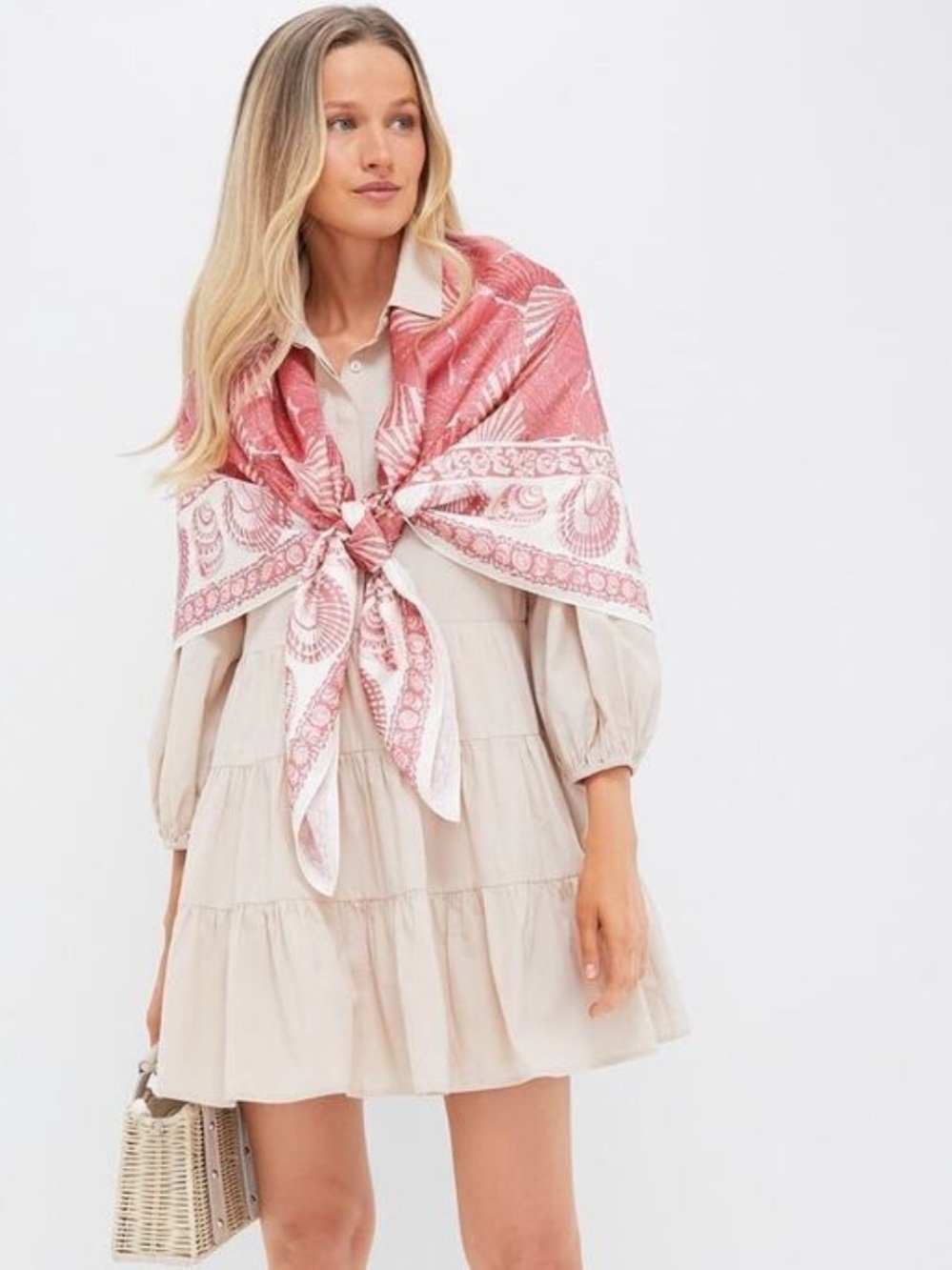 Pomander Place Sandstone Mabel Mini Dress‎ Size Small 100% cotton